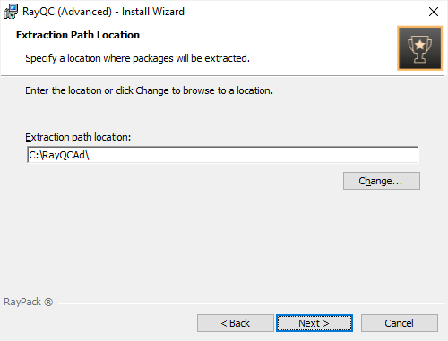 RayQC Advanced Install Step 05