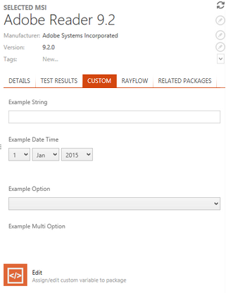 Custom Properties Window Example 4.0