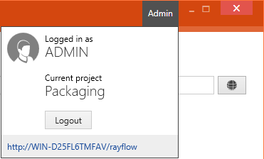 RayQC RayFlow Logout