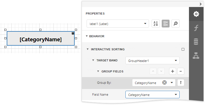 Designing Reports > Provide Interactivity > Sort a Report in Print Preview
