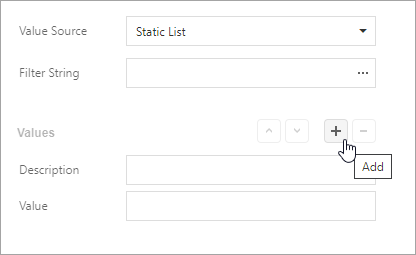 parameter-specify-static-values