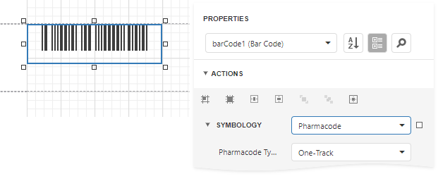 pharmacode-in-designer