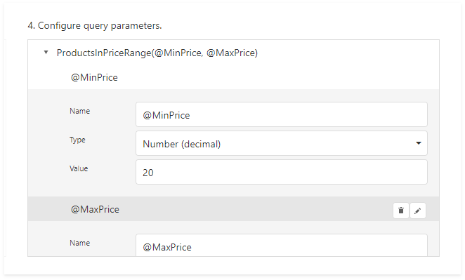 SQLDataSourceConfigureQueryParameters