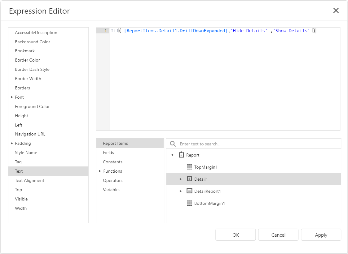 eurd-web-drill-down-report-expression