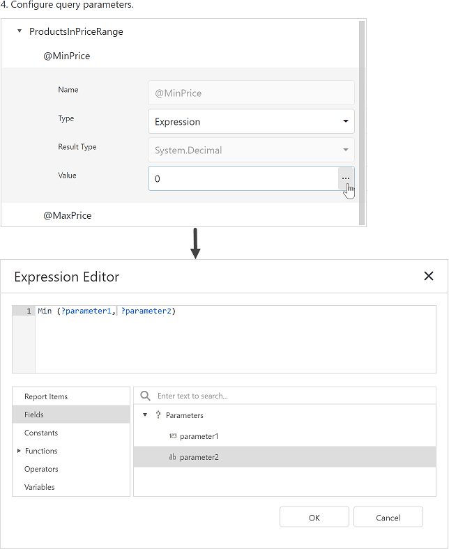 QueryParametersConfigureExisting