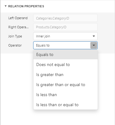 eurd-web-designer-query-builder-join-tables-selection-properties