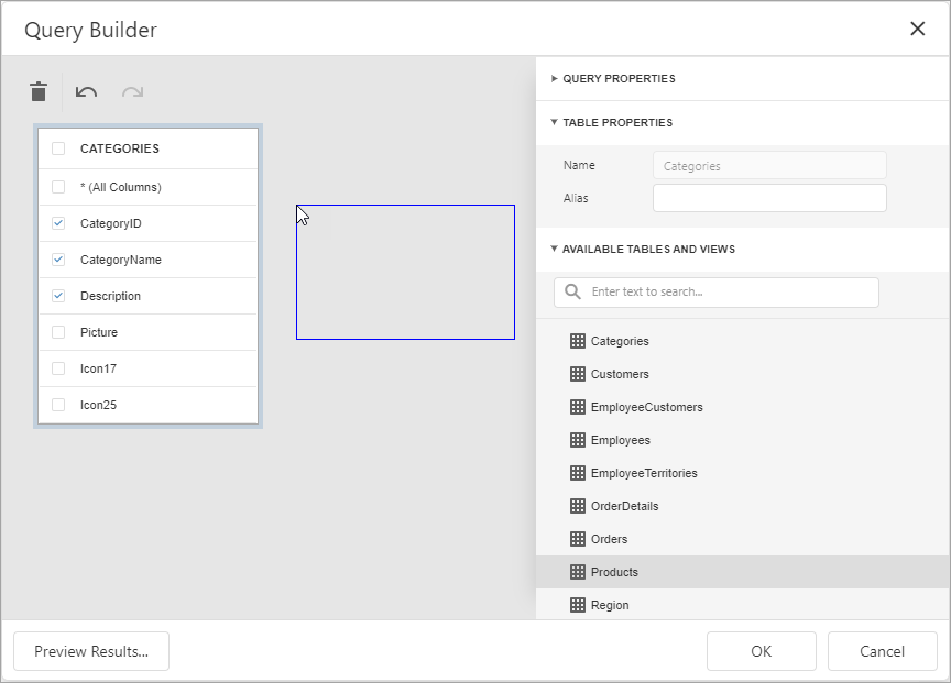 eurd-web-designer-query-builder-select-table-drag-and-drop