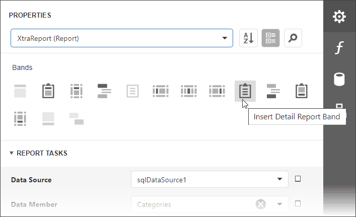 InsertDetailReportBand