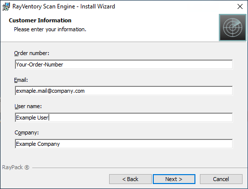 Activation by Ordernumber