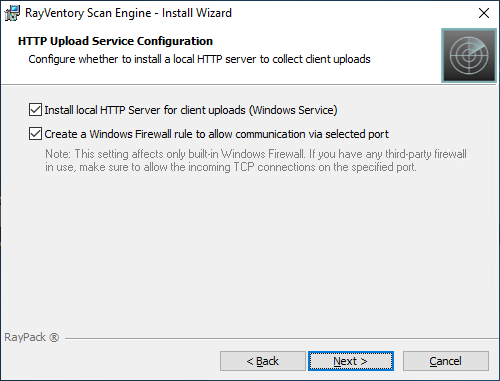 Custom Setup 2 - Upload Configuration